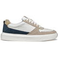 Geox U DEIVEN Leather/Suede Men's Sand/White Trainers