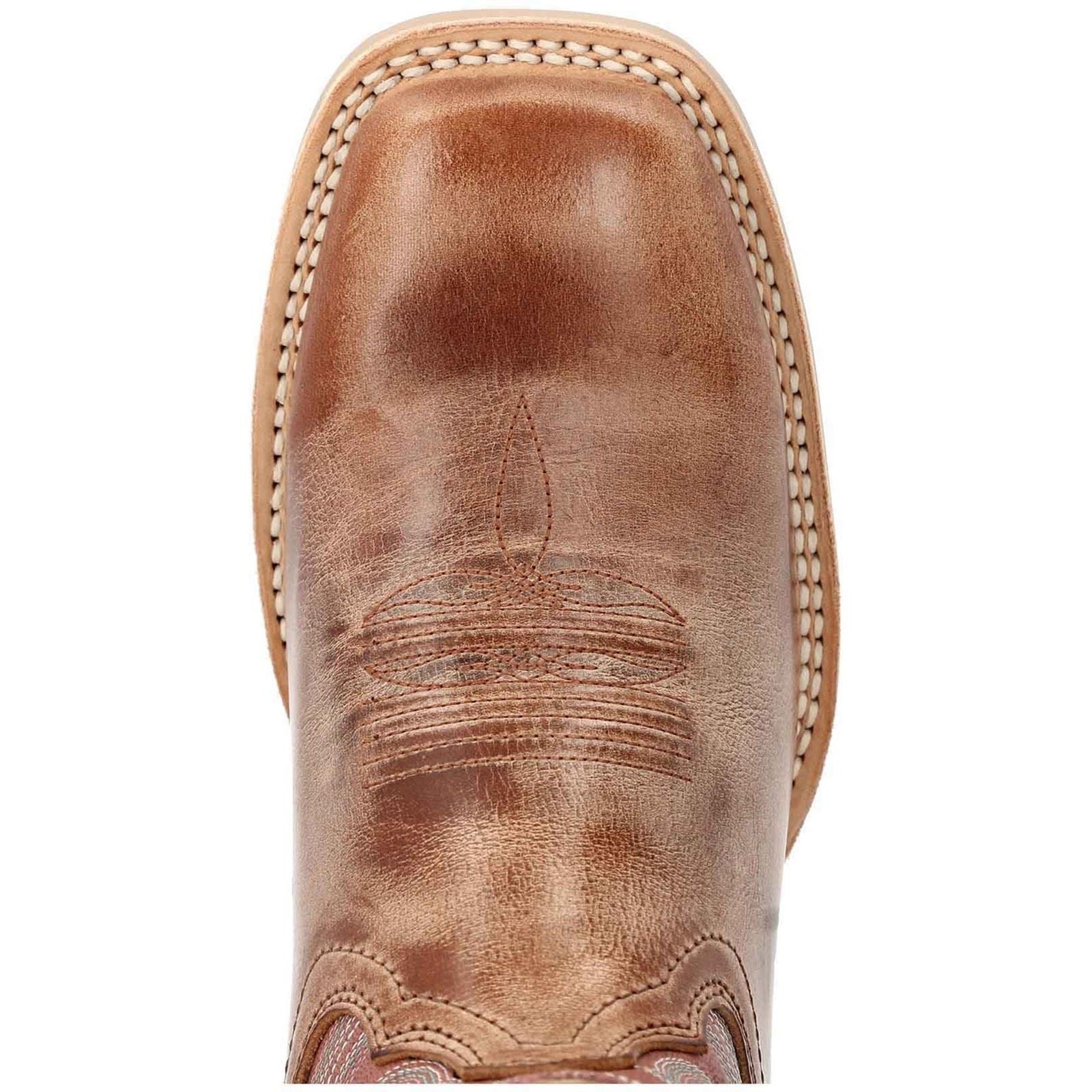 Durango Lady Rebel Pro Leather Women's Dusty Brown/Sky Blue Boots