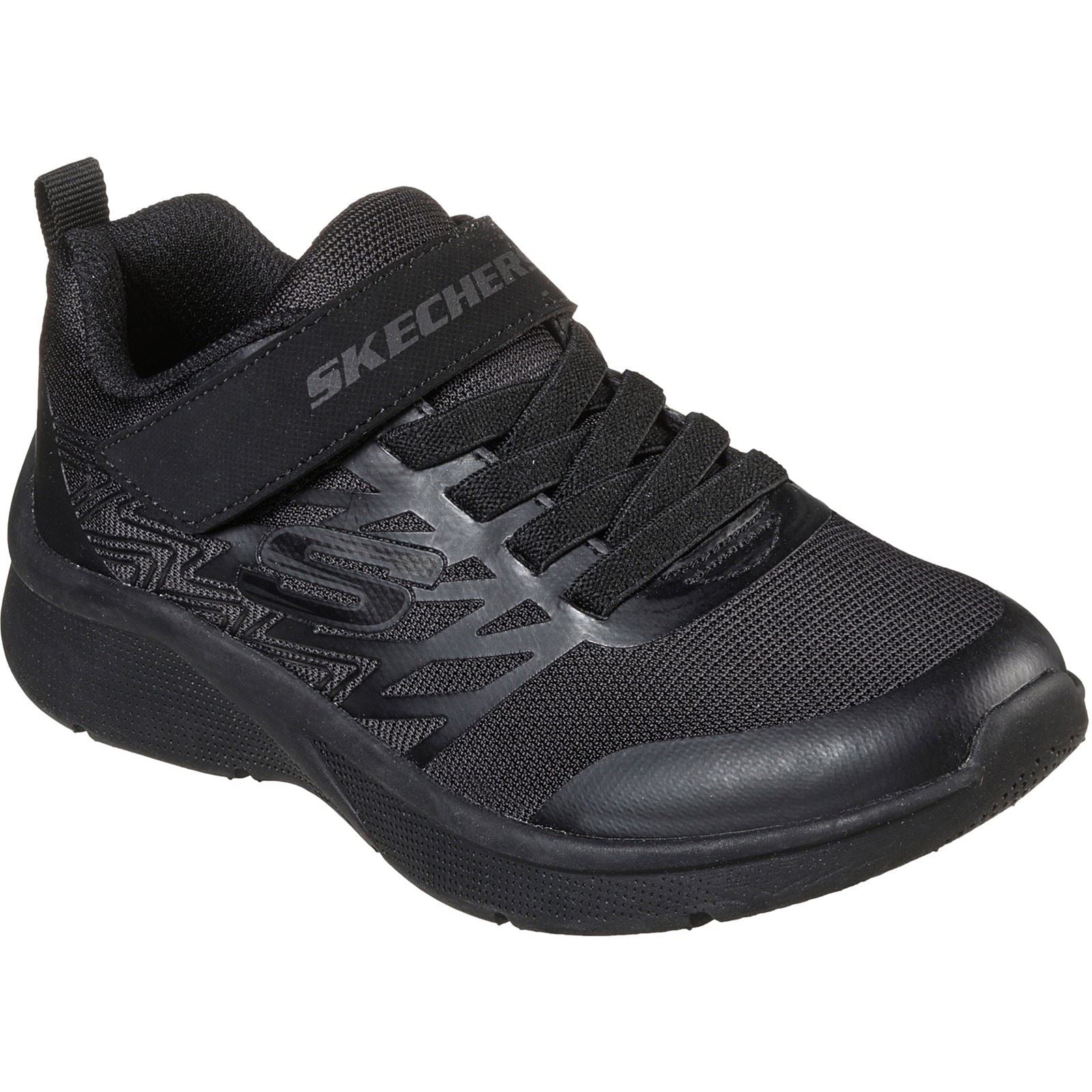 Skechers Microspec Texlor Synthetic Boys's Black Trainers