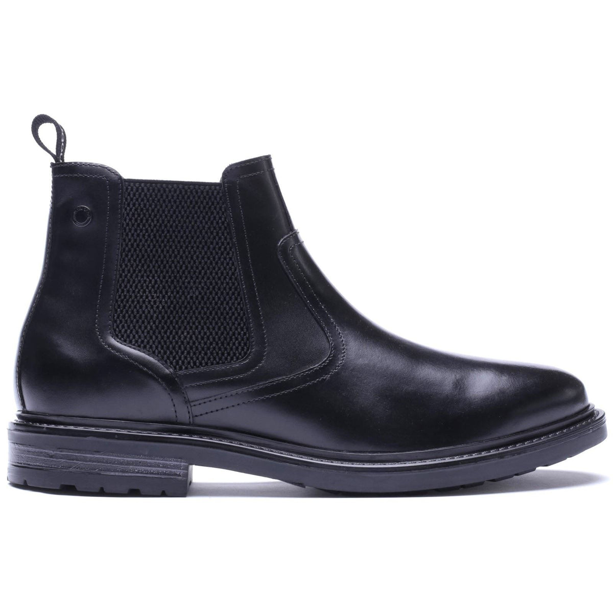 Base London Smith Leather Men's Black Boots