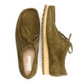 Clarks Originals Wallabee RB Suede Men's Green Shoes