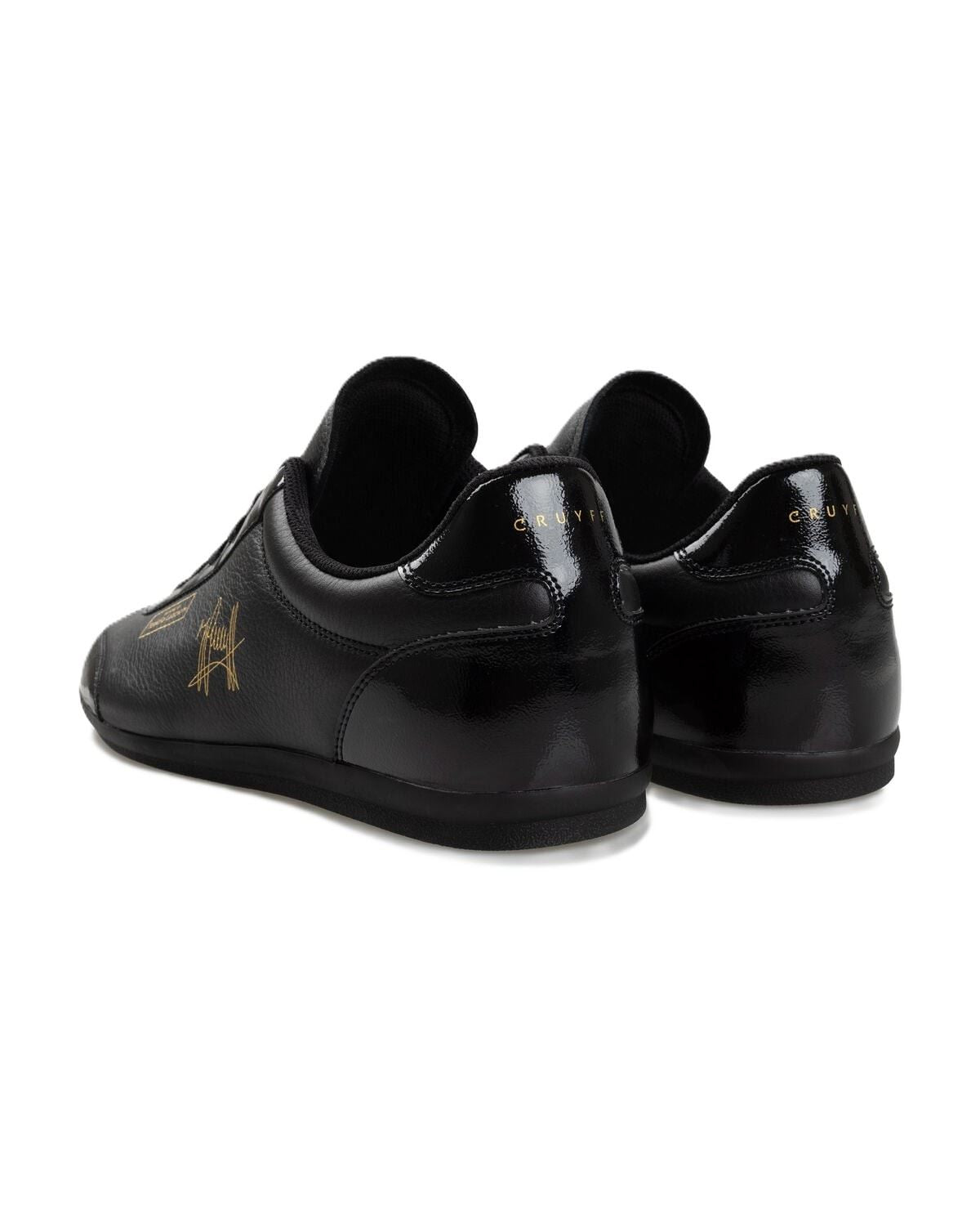 Cruyff Recoupa Leather Men's Black Mono Trainers