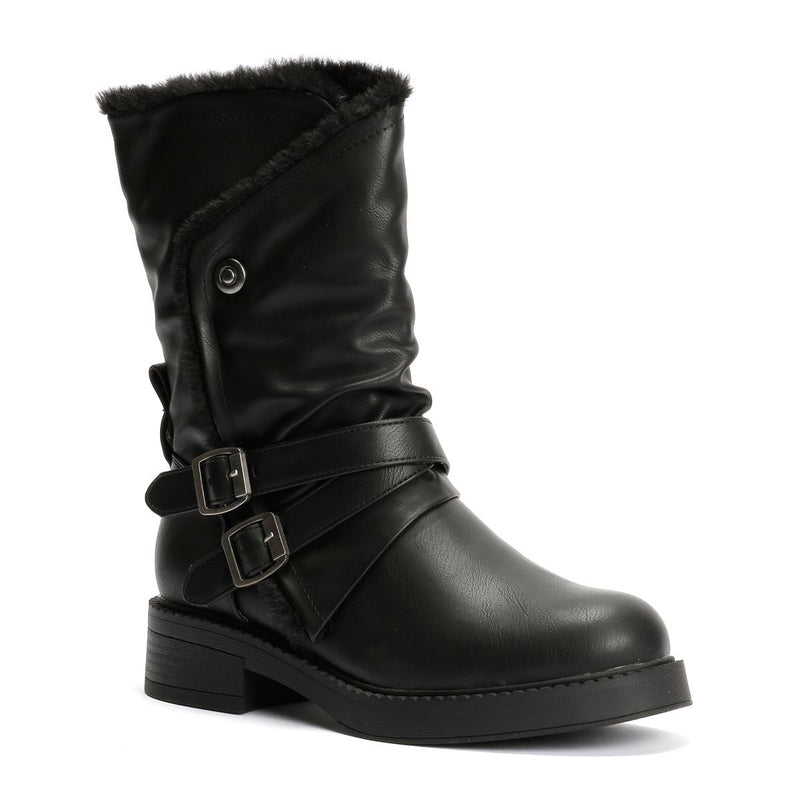 Blowfish Malibu Voyage Cozy Women's Black Boots