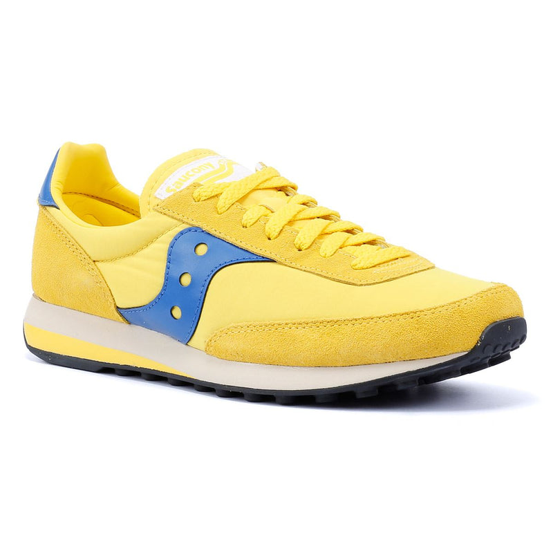 Saucony Trainer 80 Yellow/Blue Trainers – Tower-London.EU