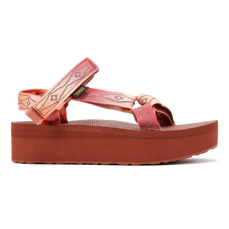 Teva Flatform Universal Women's Sunscape Scarlet Sandals