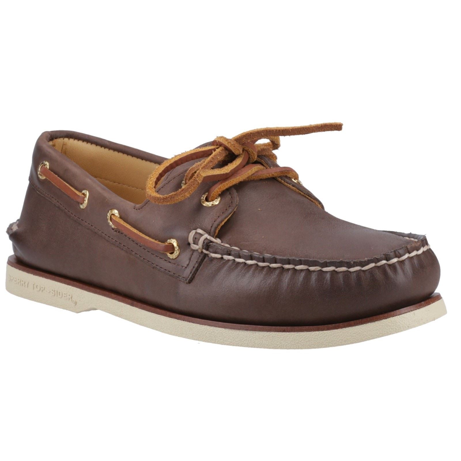 Sperry Authentic Gold Cup Leather Men's Brown Boat Shoes