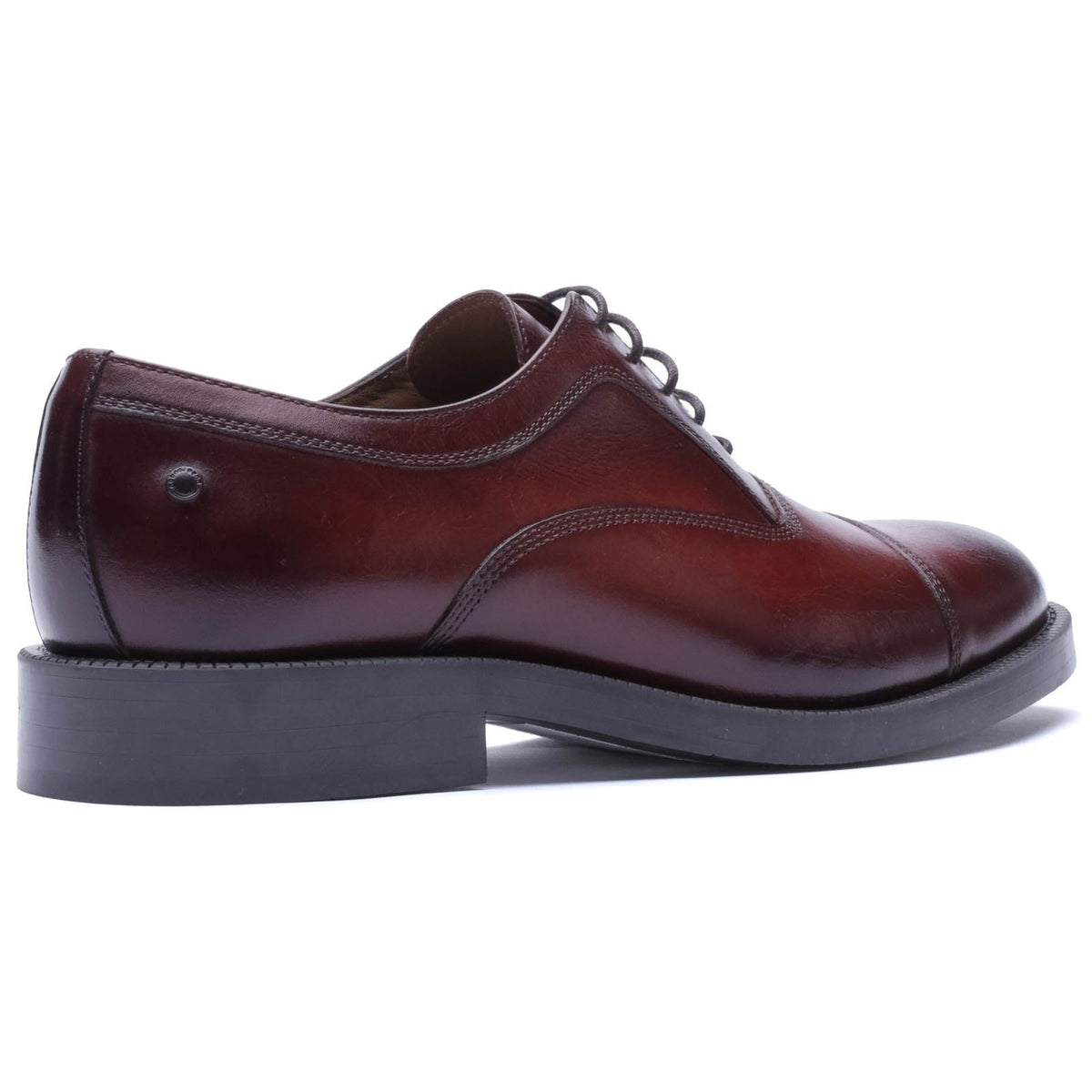 Base London Roma Leather Men's WASHED CHESTNUT Oxford Shoes