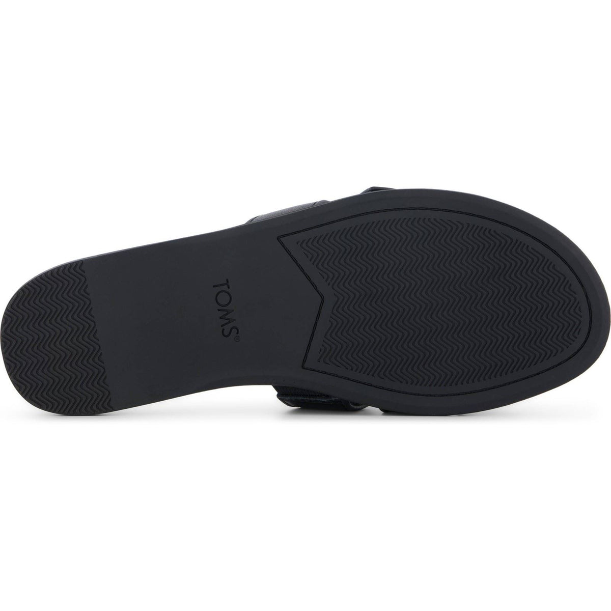 TOMS Sol Leather Women's Black Sandals