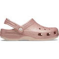 Crocs Classic Glitter Synthetic Quartz Clogs