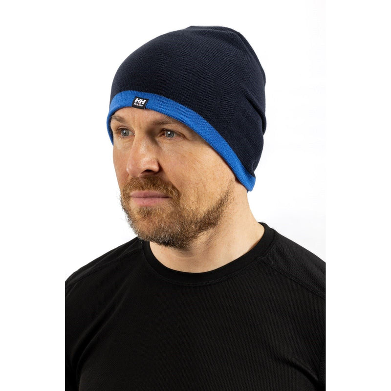Helly Hansen Workwear Classic Reversible Black/Blue Beanie Hat