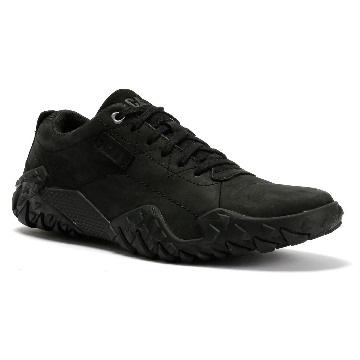 Caterpillar Gridlock Lo Tumbled Nubuck Men's Black Lace-Up Shoes