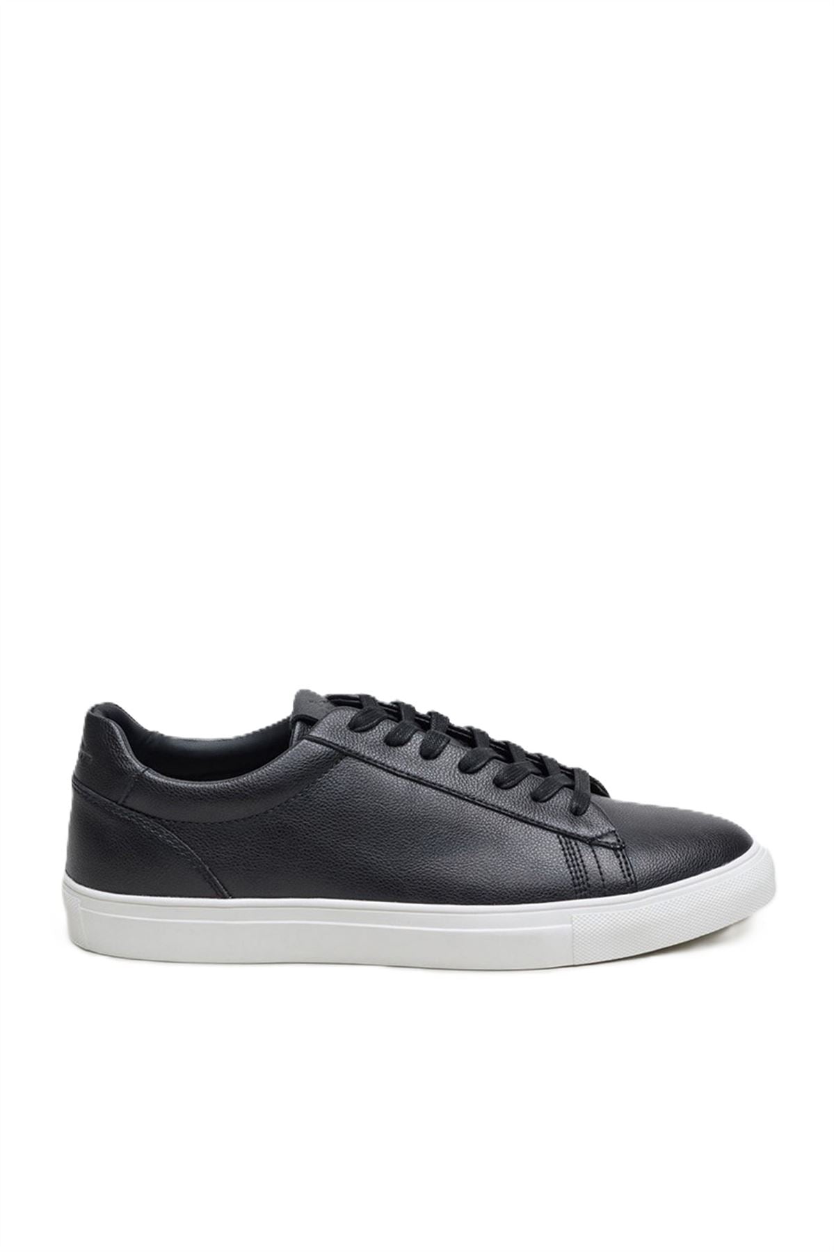 Antique Rogue Gibbs Leather Men's Black Trainers