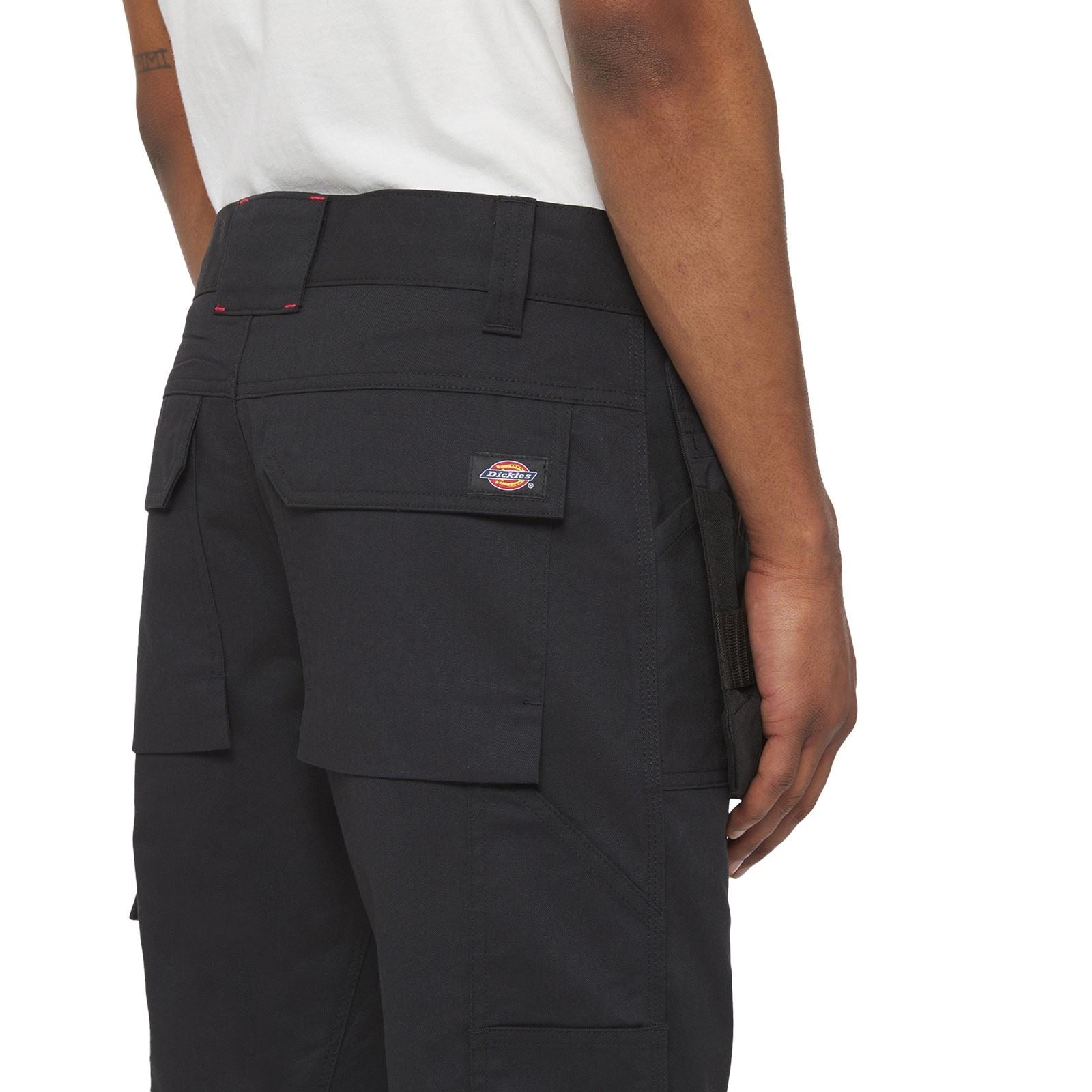 Dickies Multi Pocket Utility Synthetic Men's Black Work Trousers