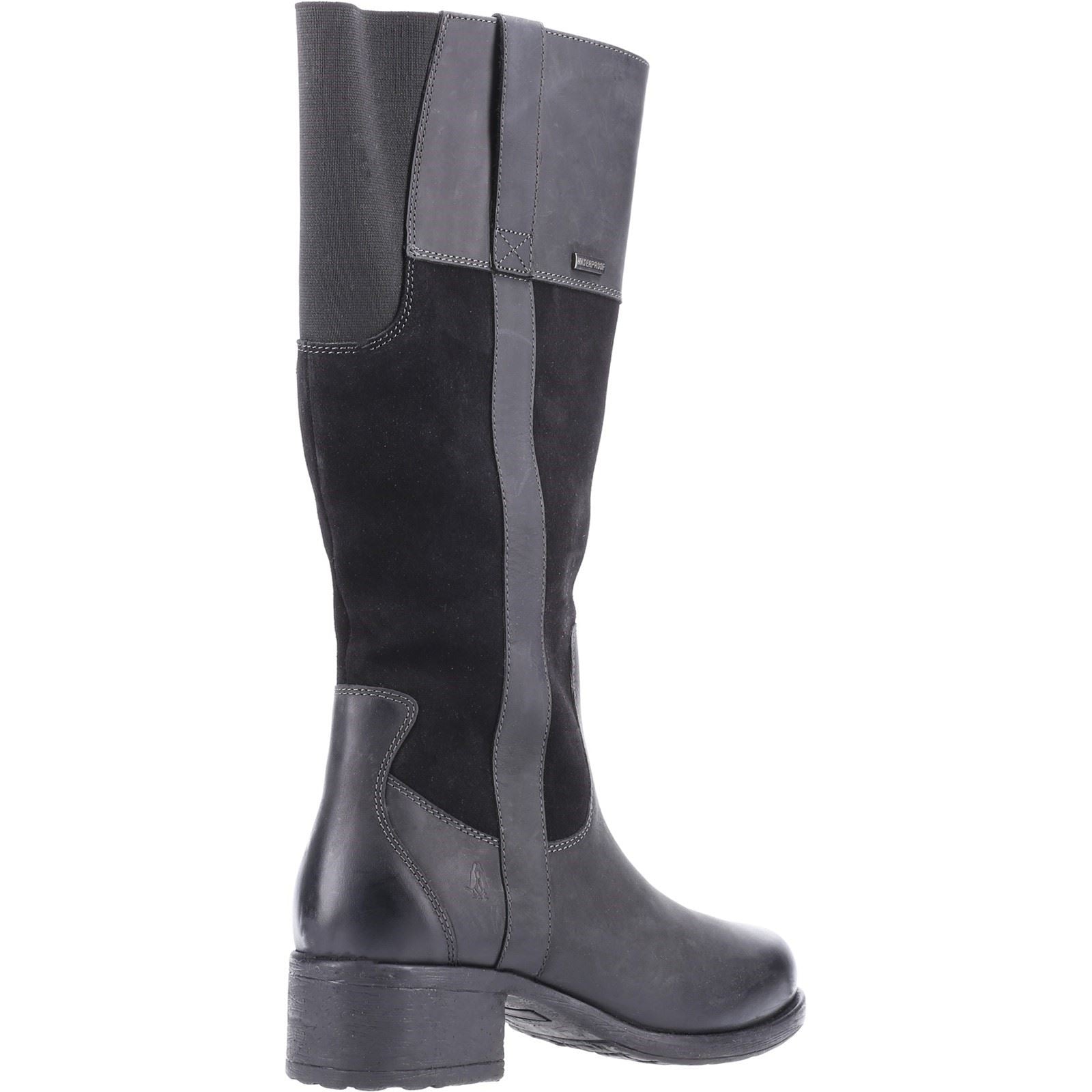 Hush Puppies Samara Leather Women's Black Boots