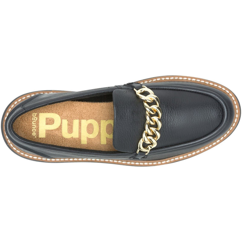 Hush Puppies Jodie Leather Women's Black Loafers
