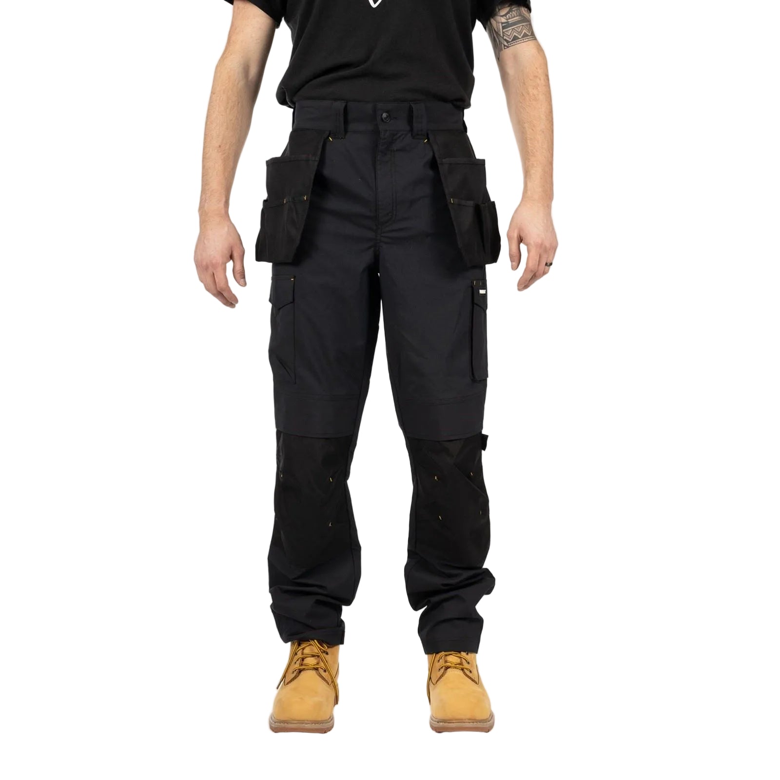 Caterpillar Nexus Holster Stretch Pocket Cotton Men's Black Outdoor Trousers