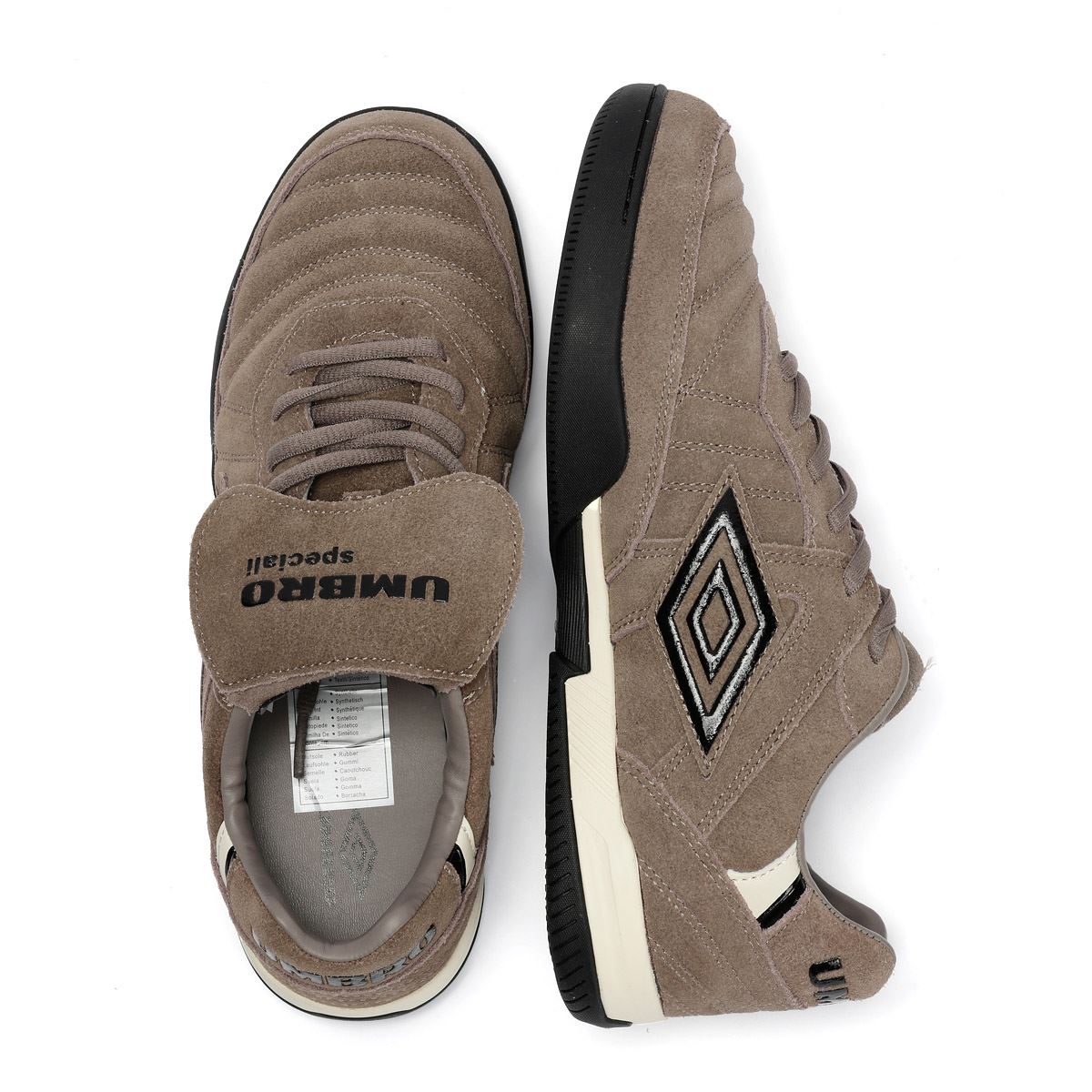 Umbro Speciali TR Suede Nickel/Black/White Trainers
