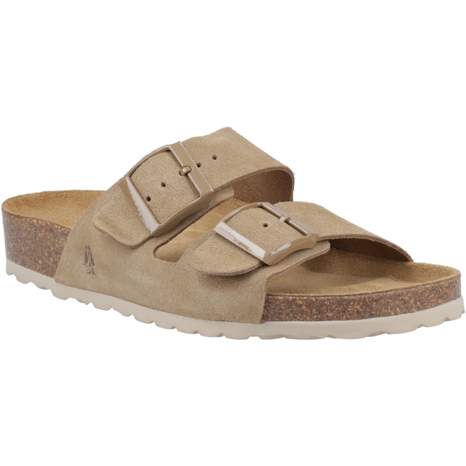 Hush Puppies Brixley Mule Suede Women's Taupe Standard Sandals