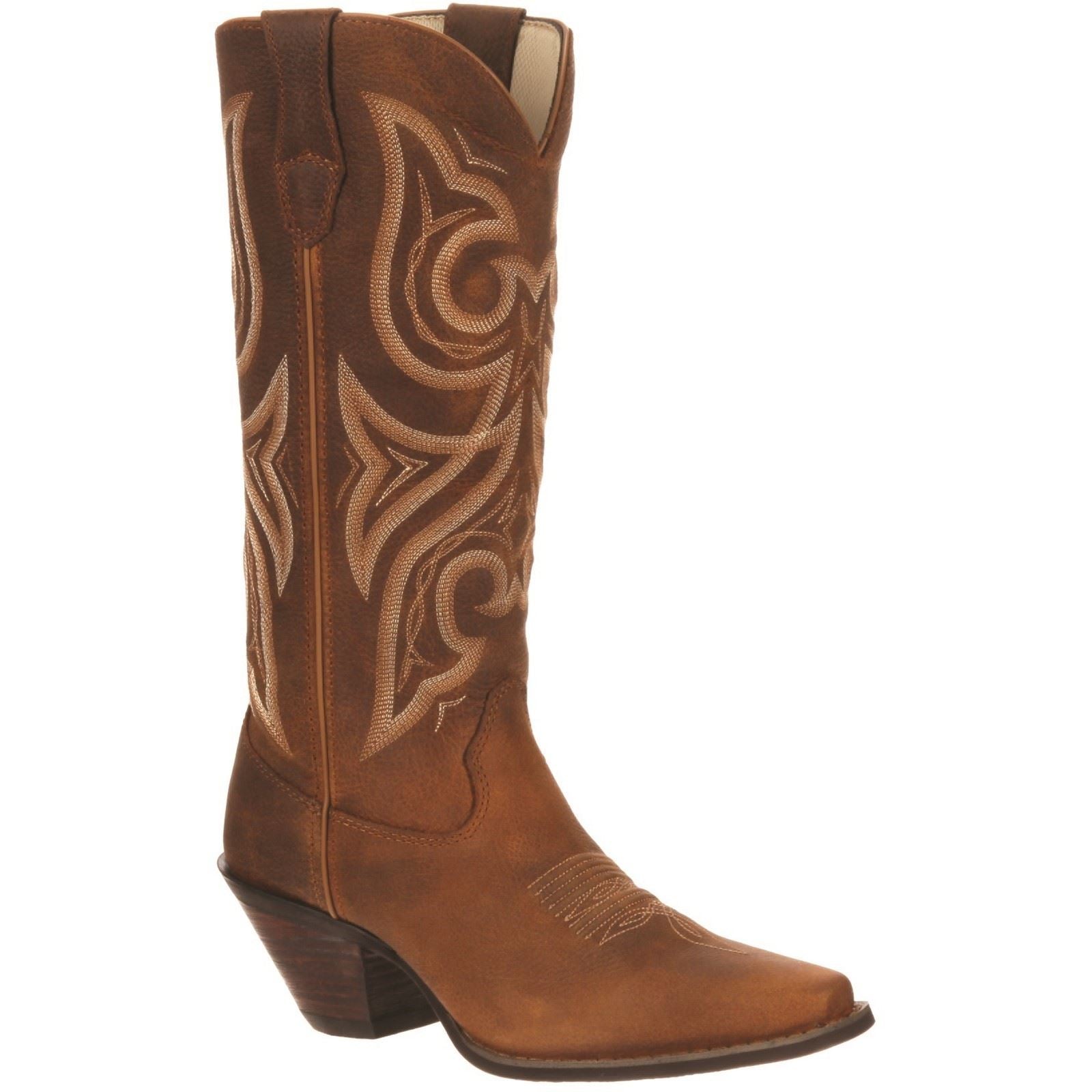 Durango Crush Leather Men's Distressed Cognac Boots