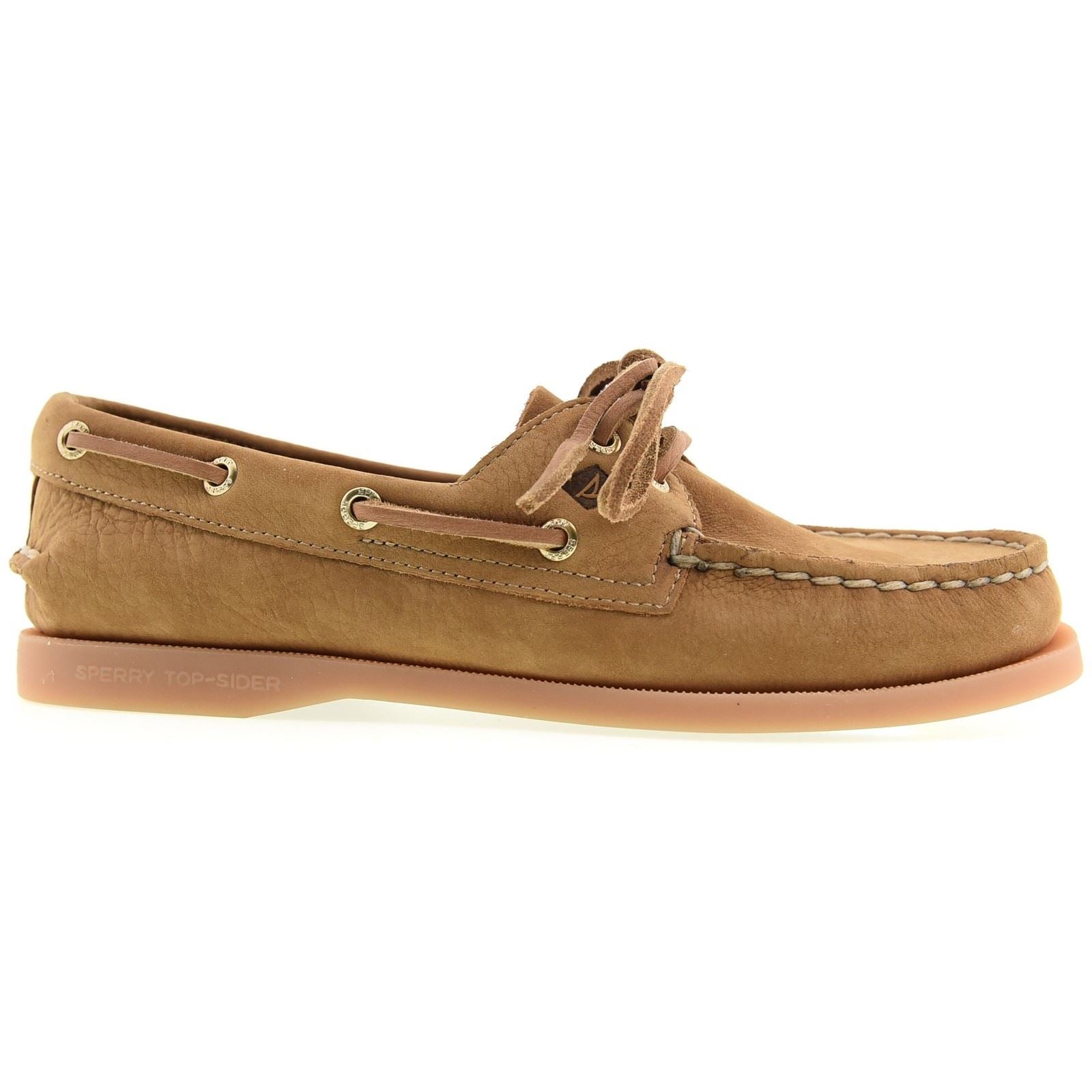 Sperry Authentic 2 Eye Leather Women's Tan Boat Shoes