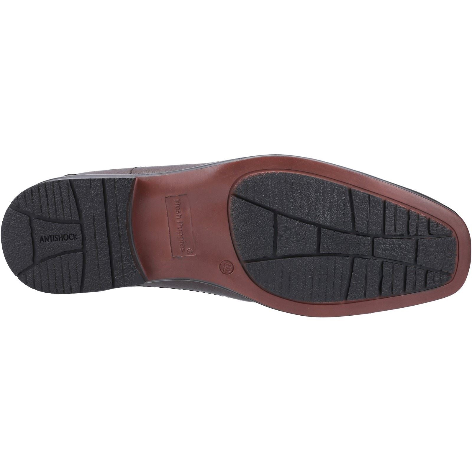 Hush Puppies Brody Leather Men's Chocolate Slip-On Shoes