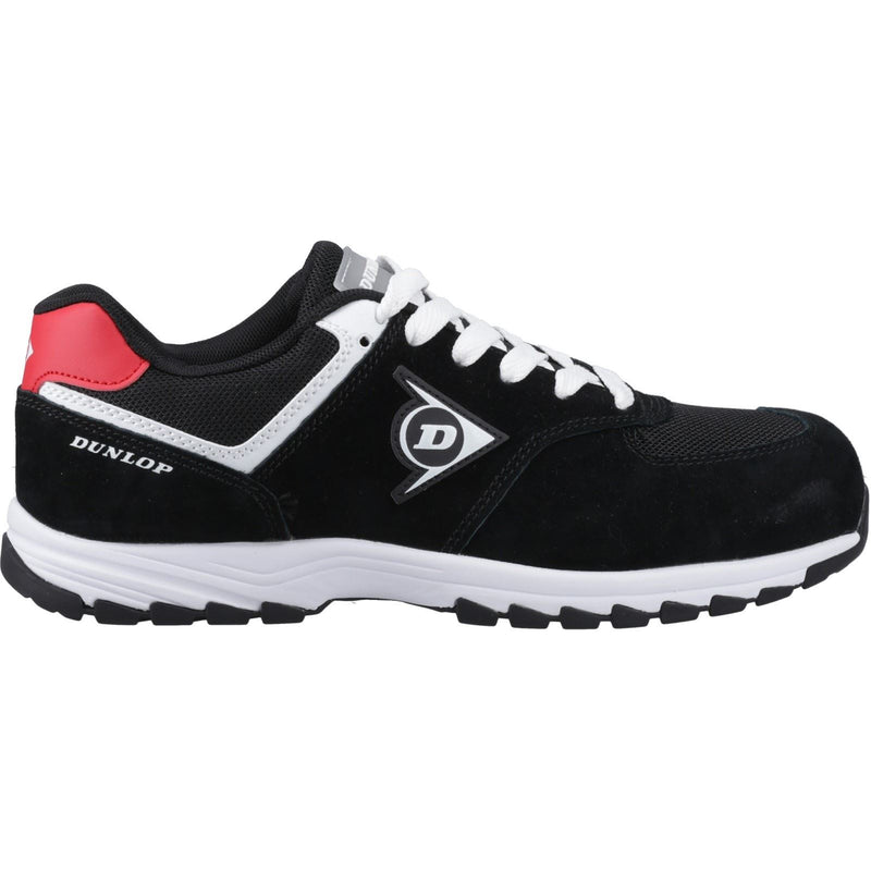 Dunlop Arrow Suede Men's Black/Red/White Safety Trainers