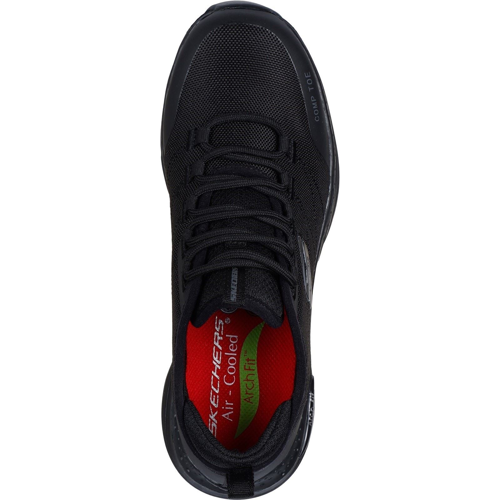 Skechers Workwear Arch Fit SR Ebinal Textile Women's Black Safety Trainers
