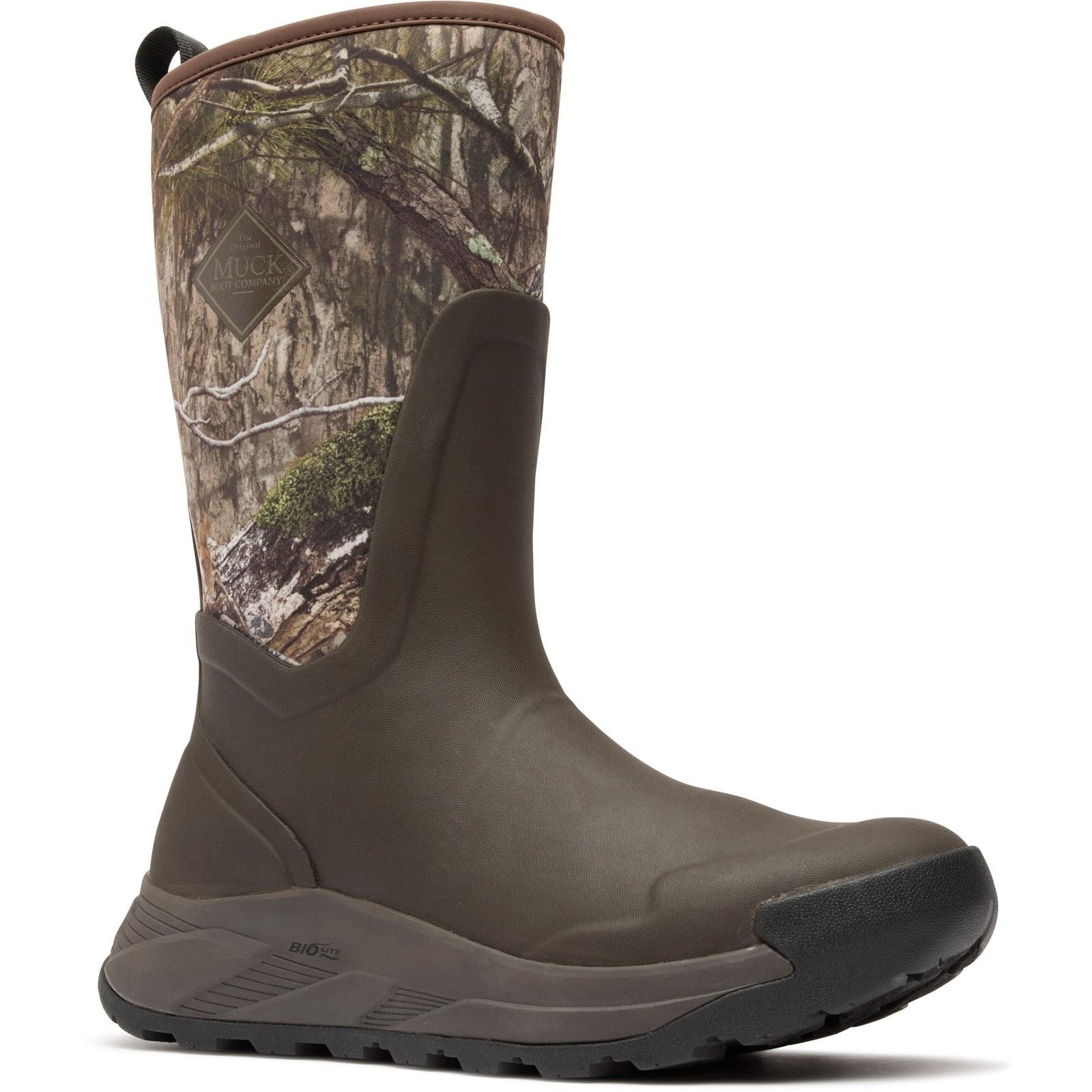 Muck Boots Outmax 12" Rubber Men's Camo Wellington Boots