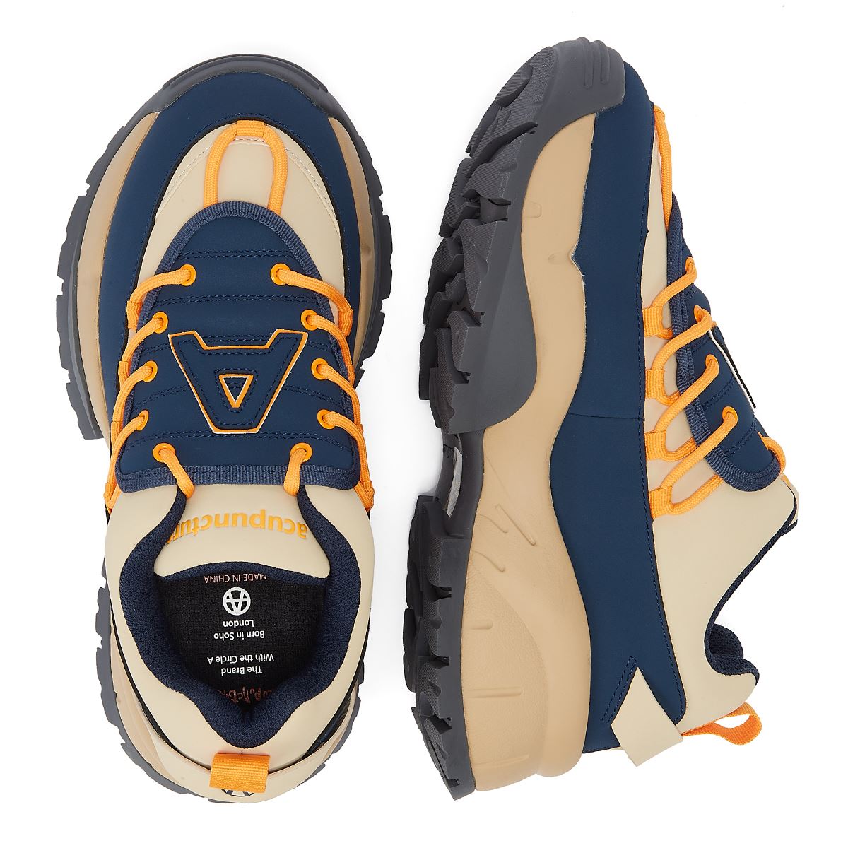 Acupuncture Gingypock Orange Trainers