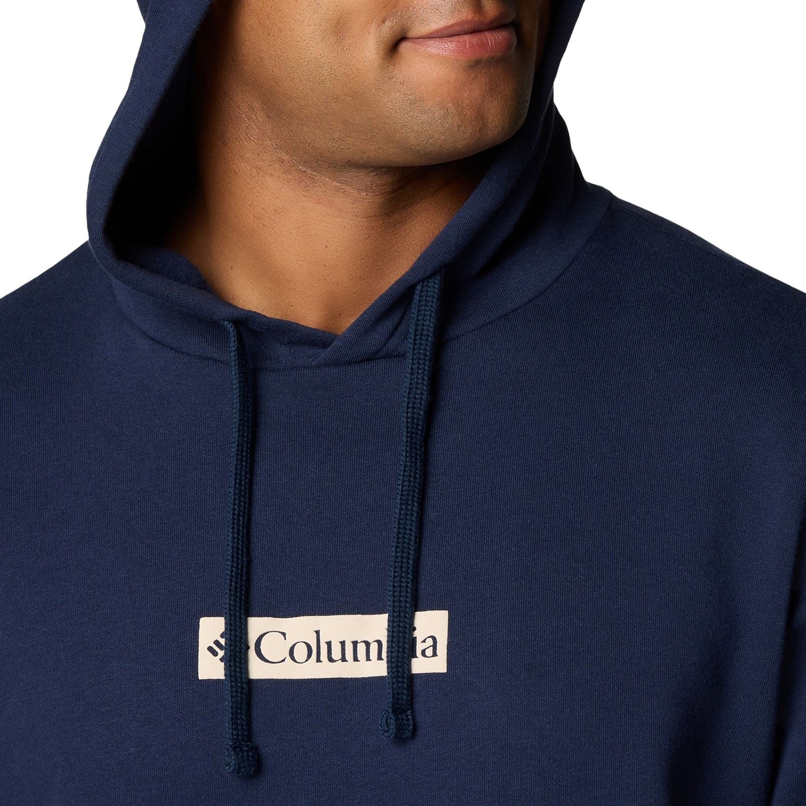 Columbia Columbia Trek Cotton Men's Blue Hooded Sweatshirt