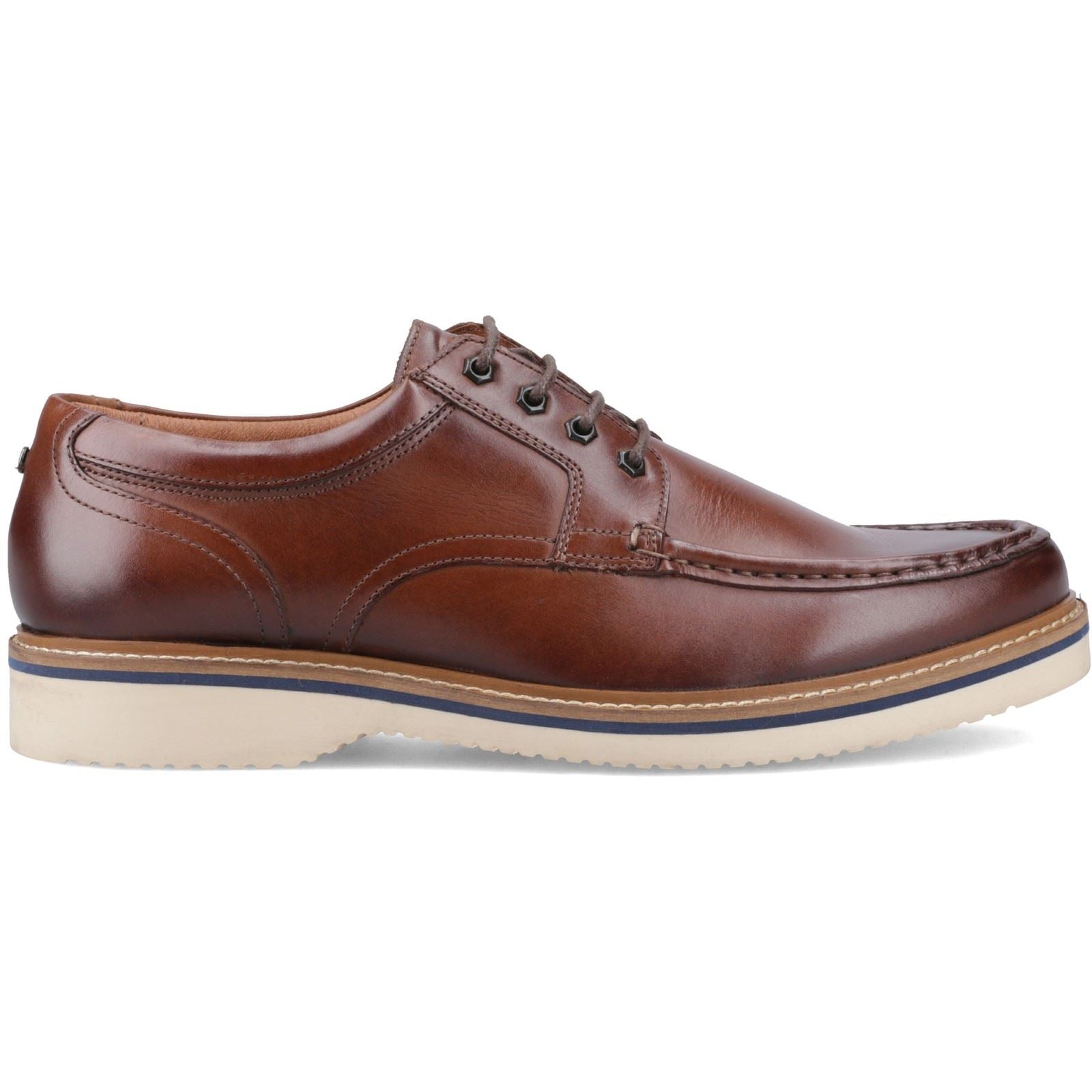 Base London Langdon Leather Men's Tan Boat Shoes