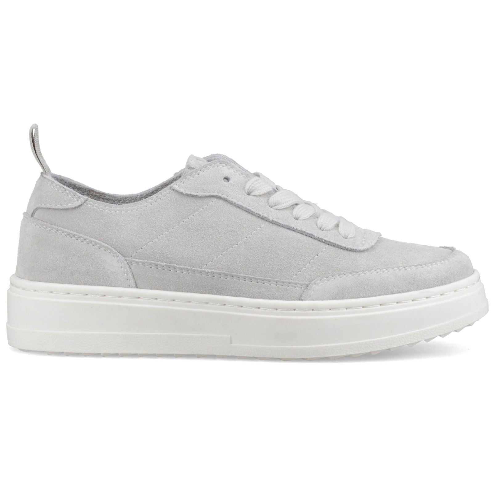 Hush Puppies Nesta Leather Women's Grey Standard Trainers