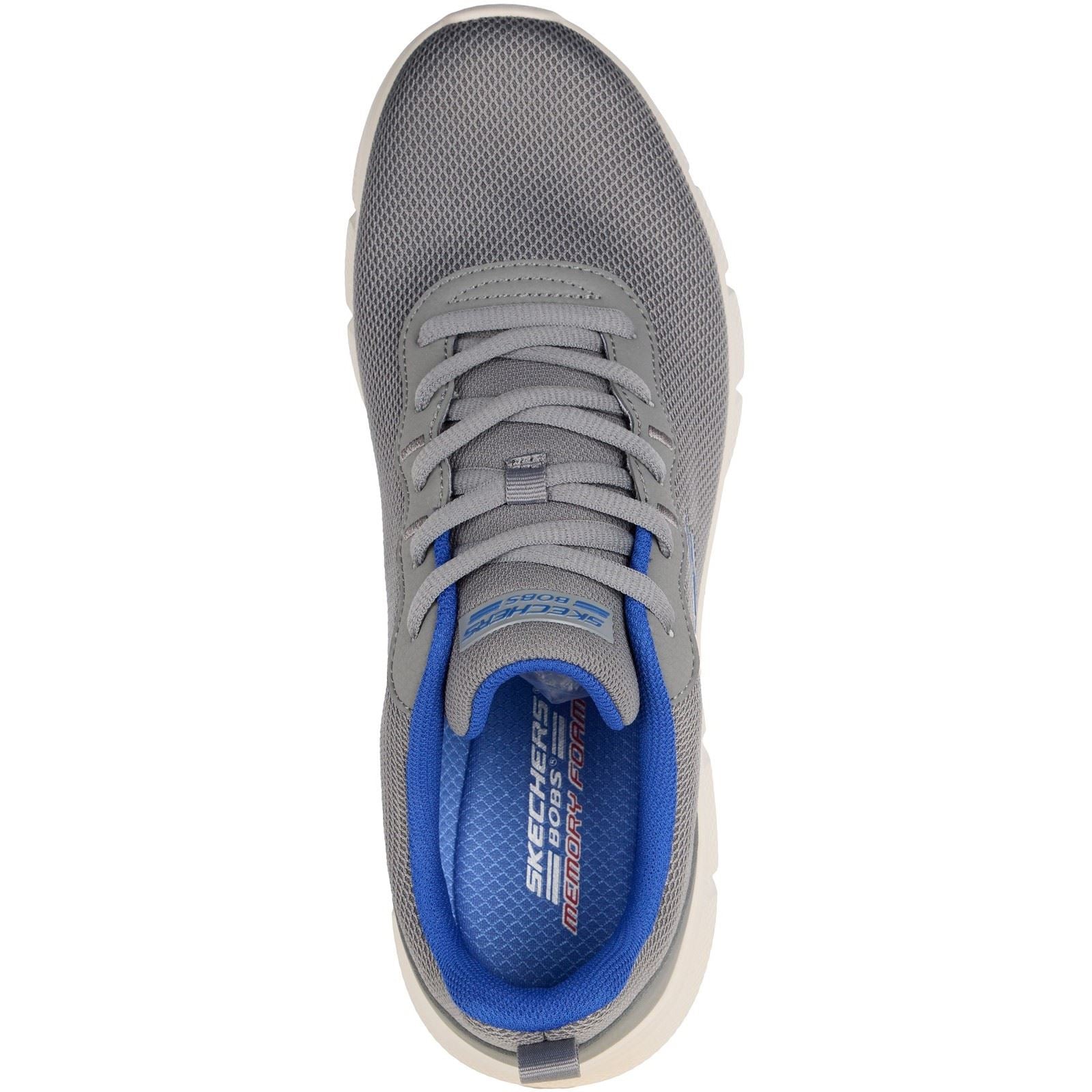 Skechers BOBS B Flex Icy Edge Textile Men's Dark Grey Trainers