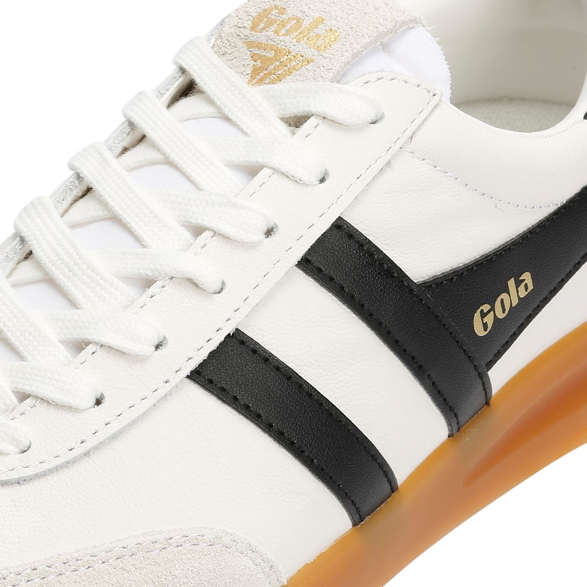 Gola Cyclone Leather Women's White/Black/Gum Trainers