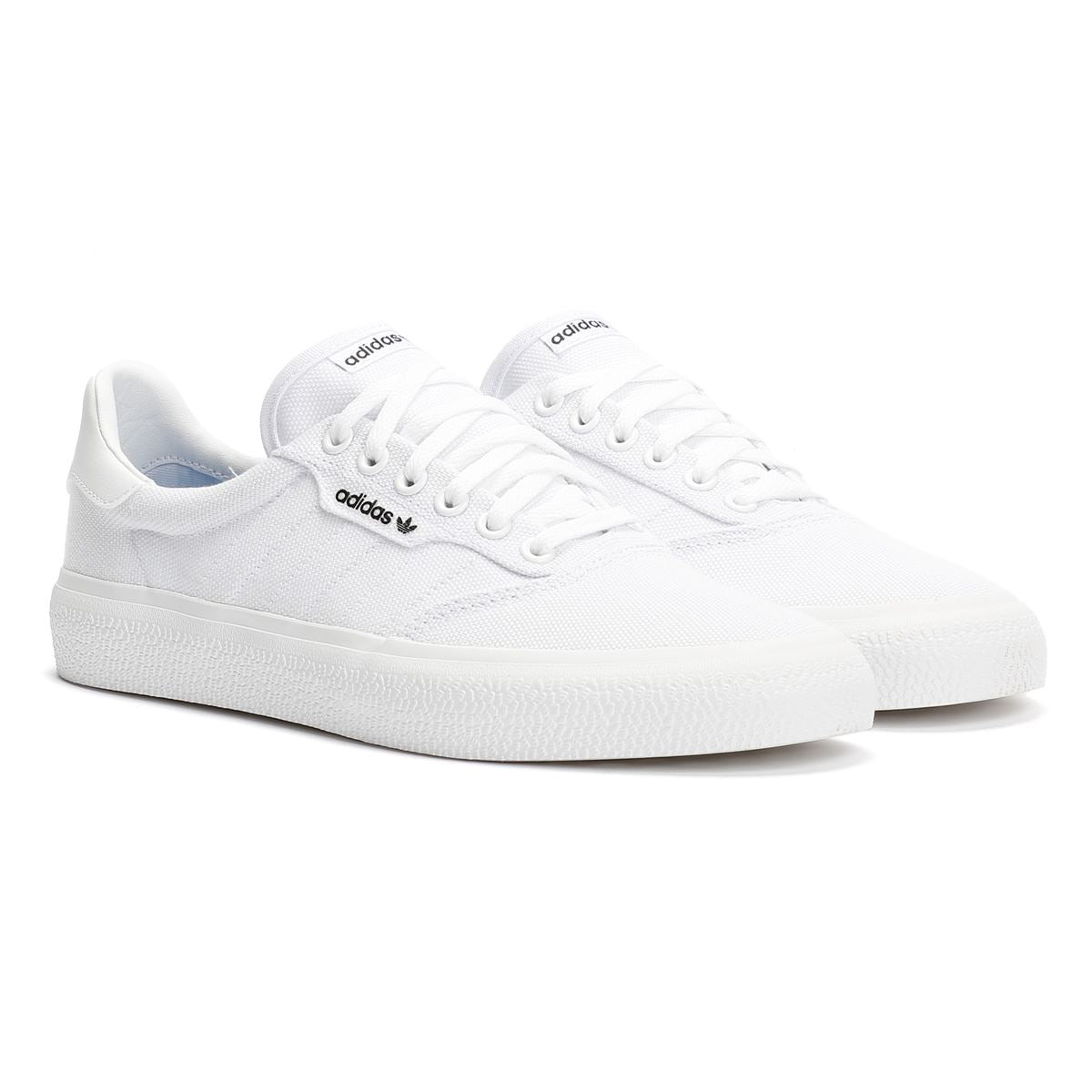 Adidas 3MC Canvas White Trainers
