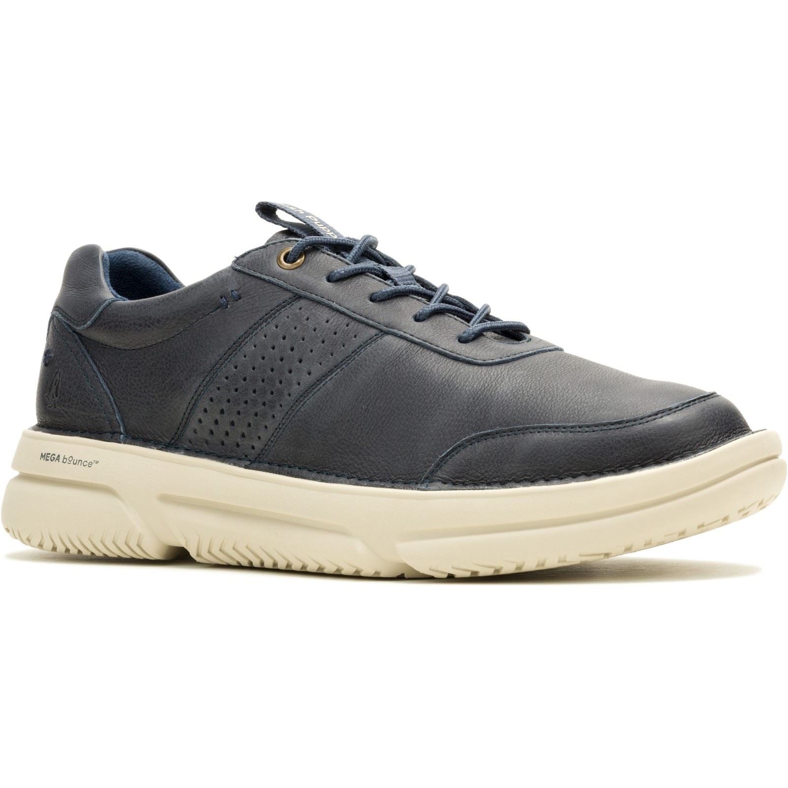 Hush Puppies Baylor Leather Men's Navy Trainers