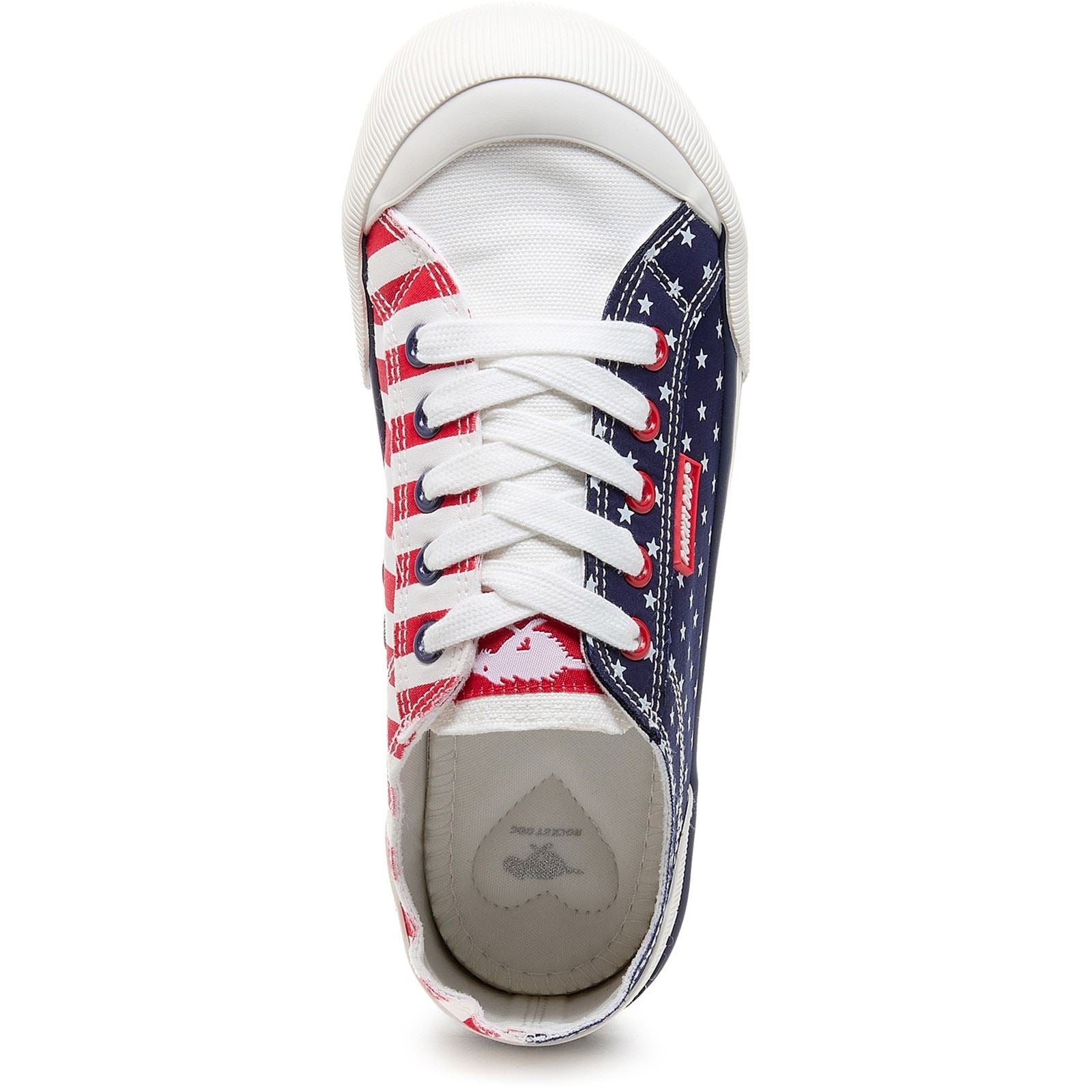 Rocket Dog Jazzin Spangle Cotton Women's Navy/Red Trainers