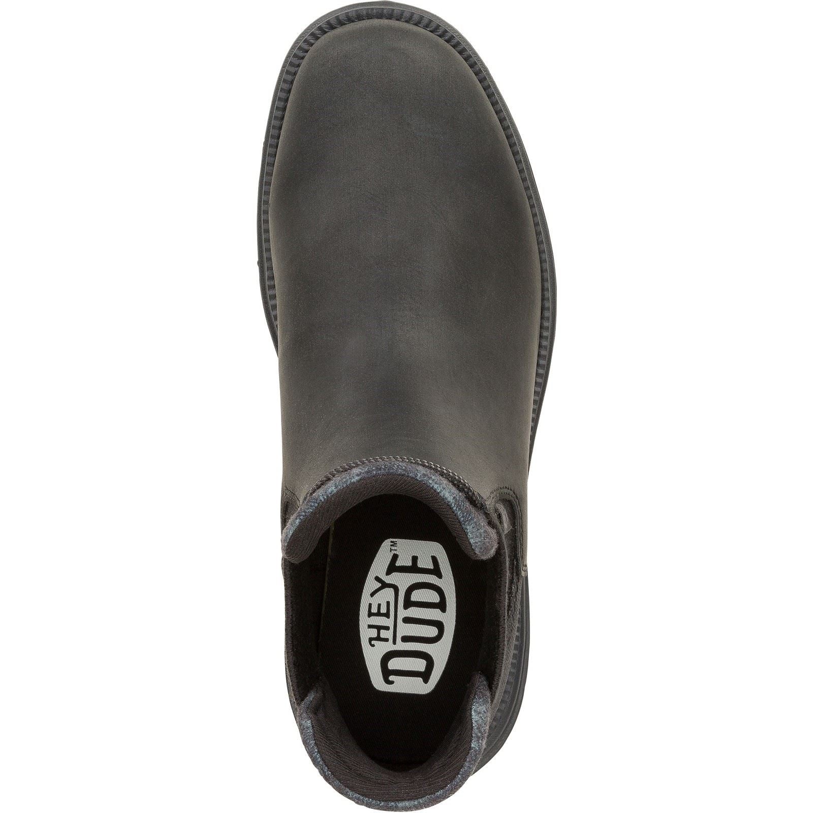 HEYDUDE Branson Classic Synthetic Men's Black Boots