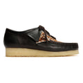 Clarks Originals Wallabee Cow Print Leather Men's Brown Shoes