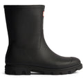 Hunter Downpour Short Insulated Boot Rubber Women's Black Wellington Boots