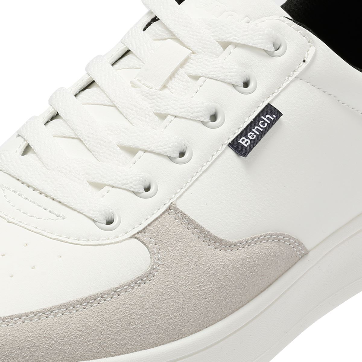 Bench Grainger Men's White/Grey Trainers
