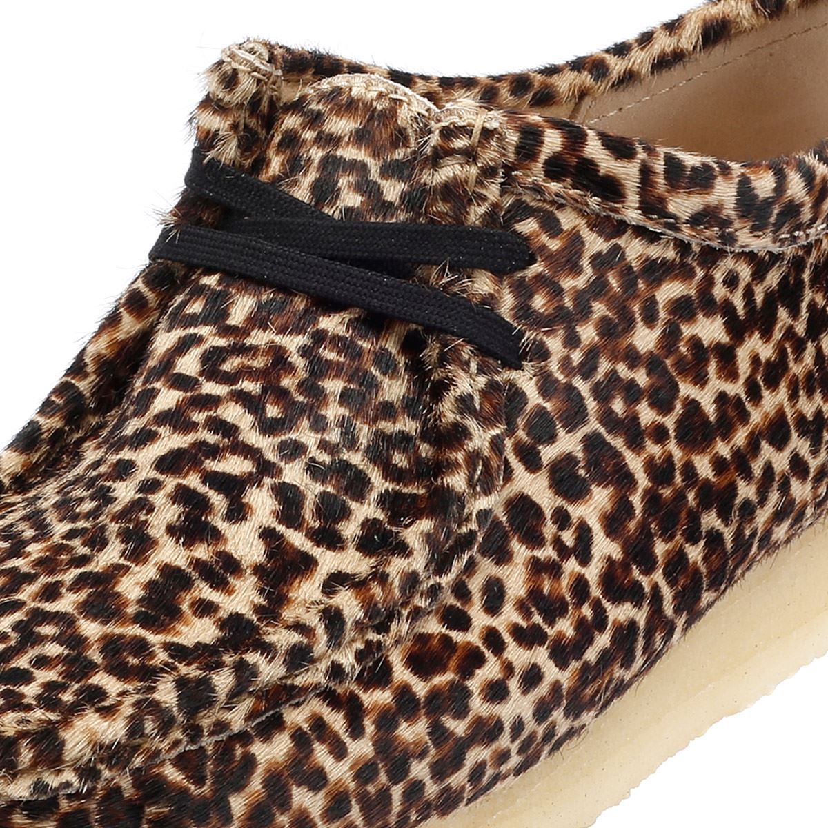 Clarks Originals Wallabee Harajuku Hair-On Leather Men's Leopard Lace-Up Shoes