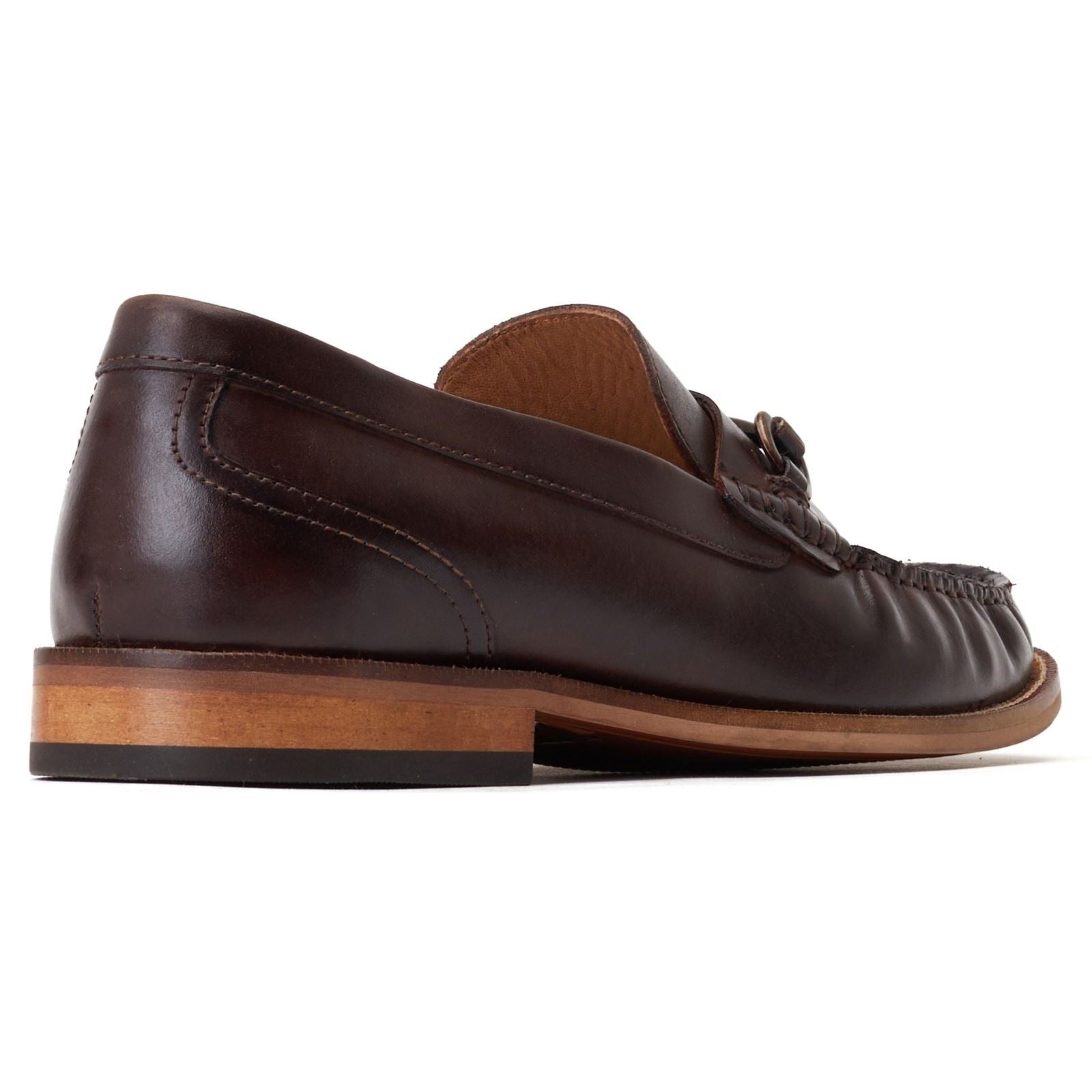 Base London Madison Leather Men's Brown Loafers