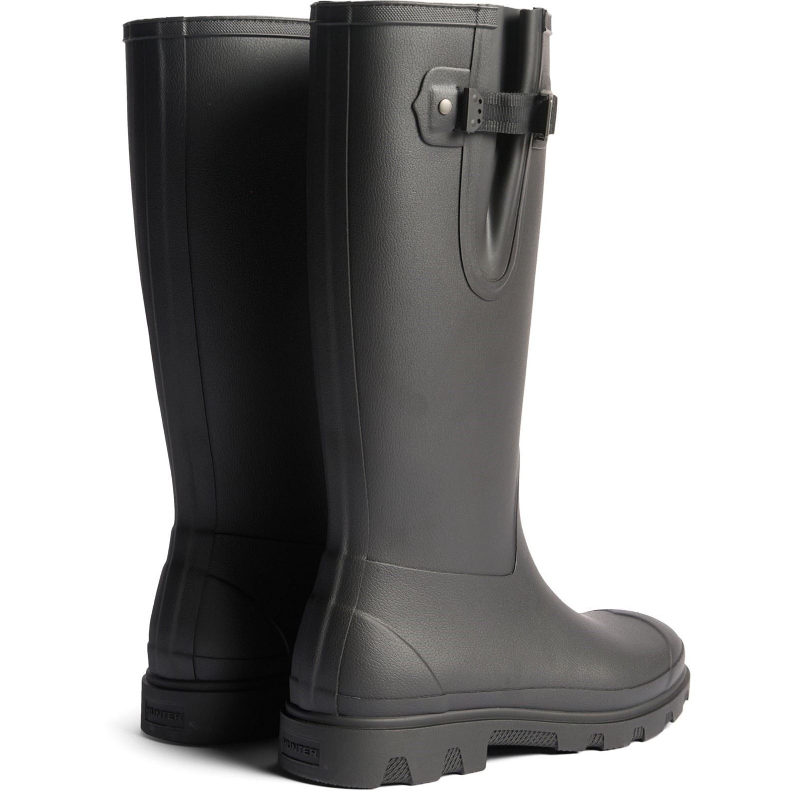 Hunter Field Downpour Boot Rubber Women's Black Wellington Boots