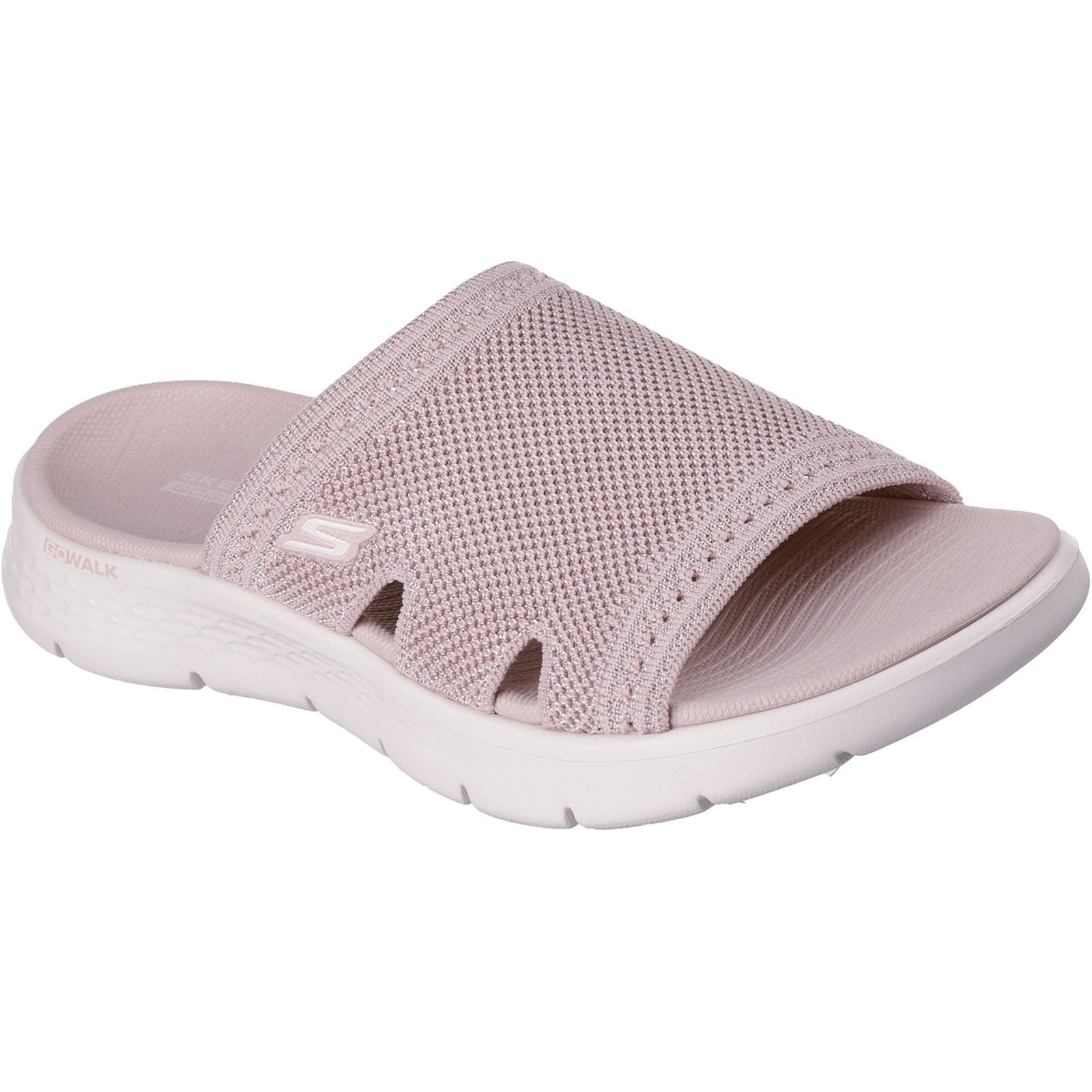 Skechers Go Walk Flex Polyester Women's Blush Sandals
