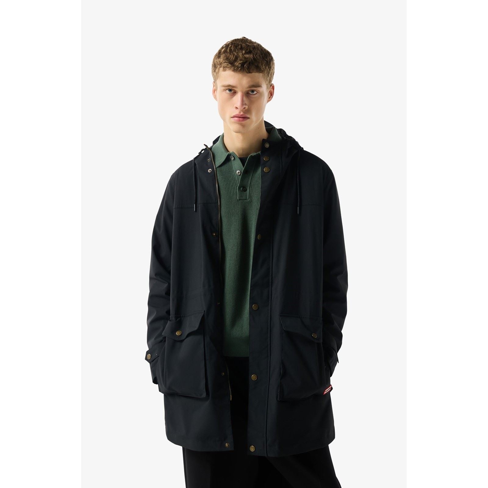 Hunter Lightweight Waterproof Men's Black Rain Parkas