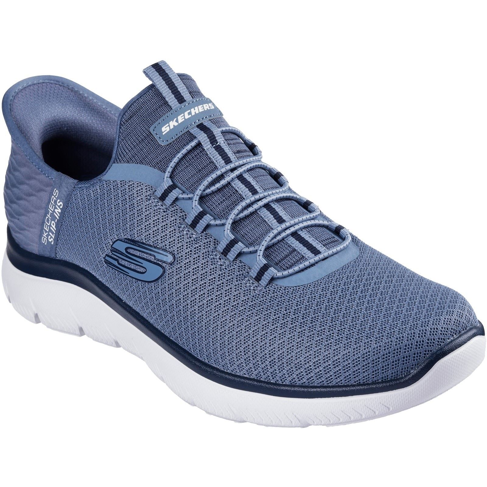 Skechers Slip-ins: Summits - High Range Synthetic Men's Slate Trainers