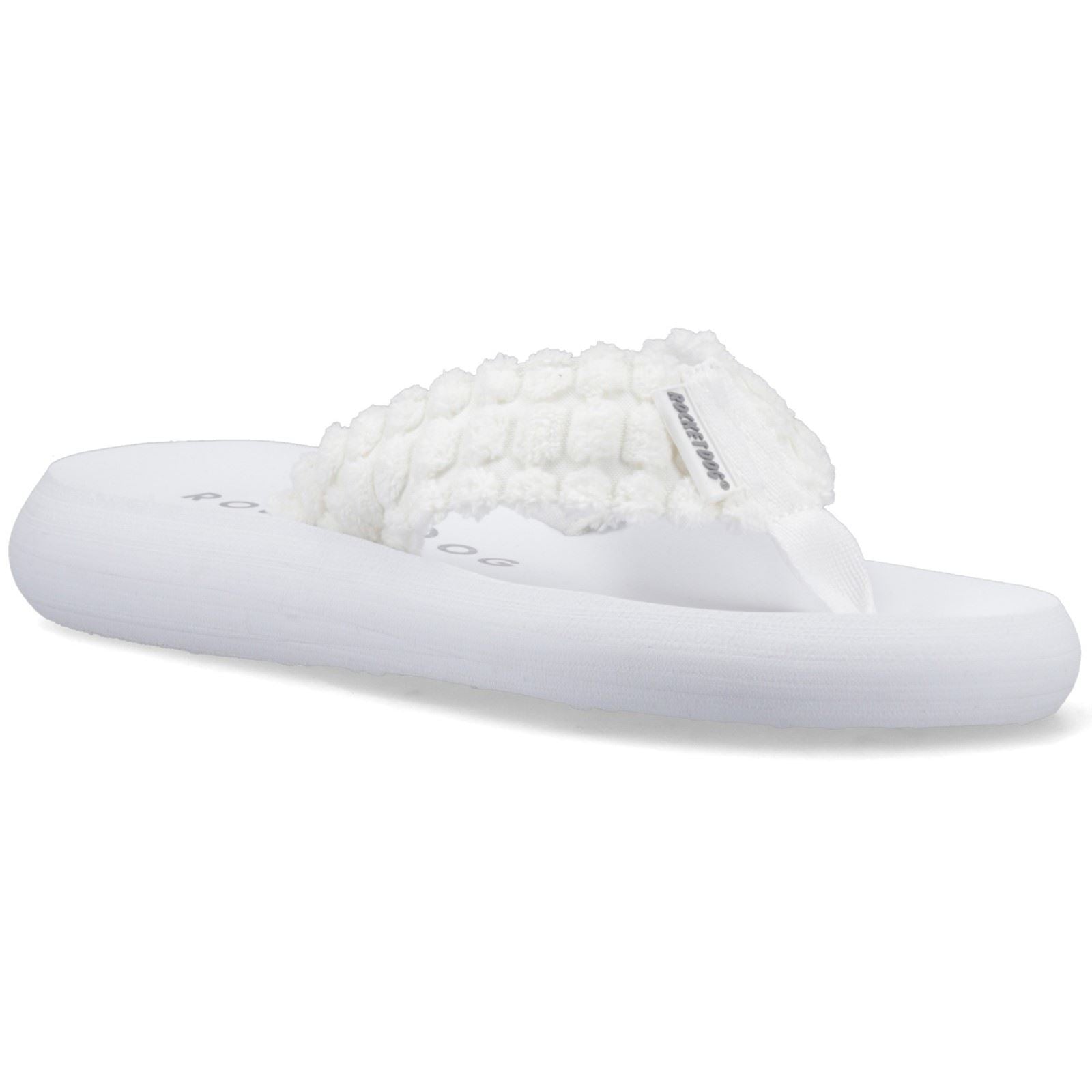 Rocket Dog Spotlight Atom Textile Women's White Flip Flops