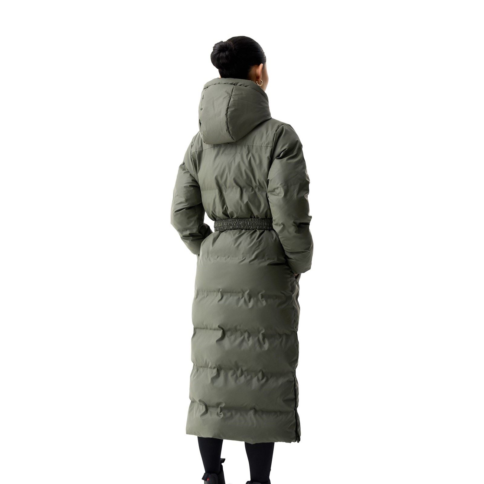 Hunter Hutchison Sonic Long Puffer Jacket Women's Green Puffer Jackets