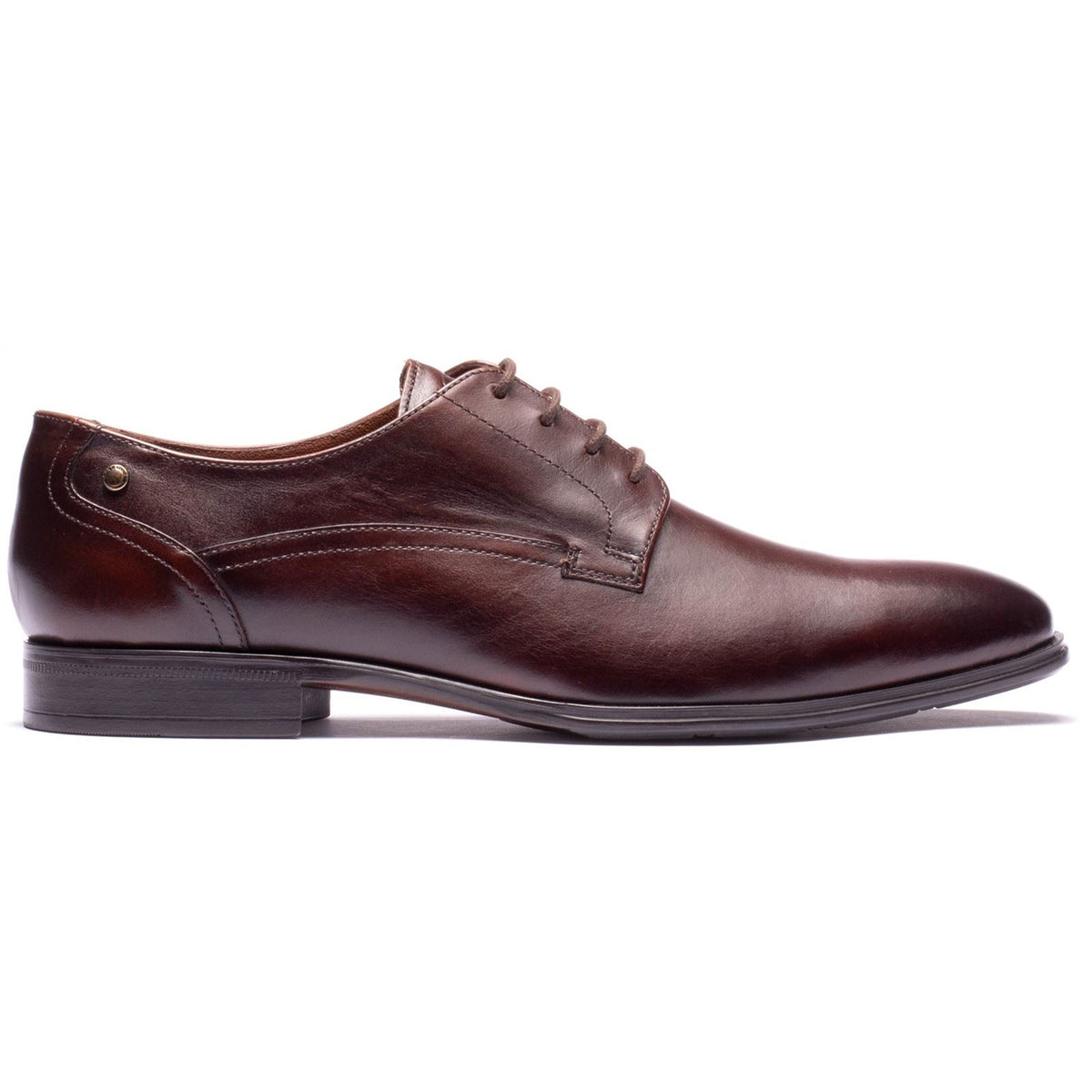 Base London Vance Leather Men's BROWN Derby Shoes